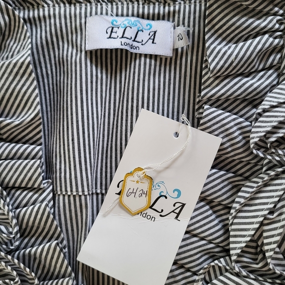 Ella's London Summer Top NWT Size 8 - Picture 2 of 5